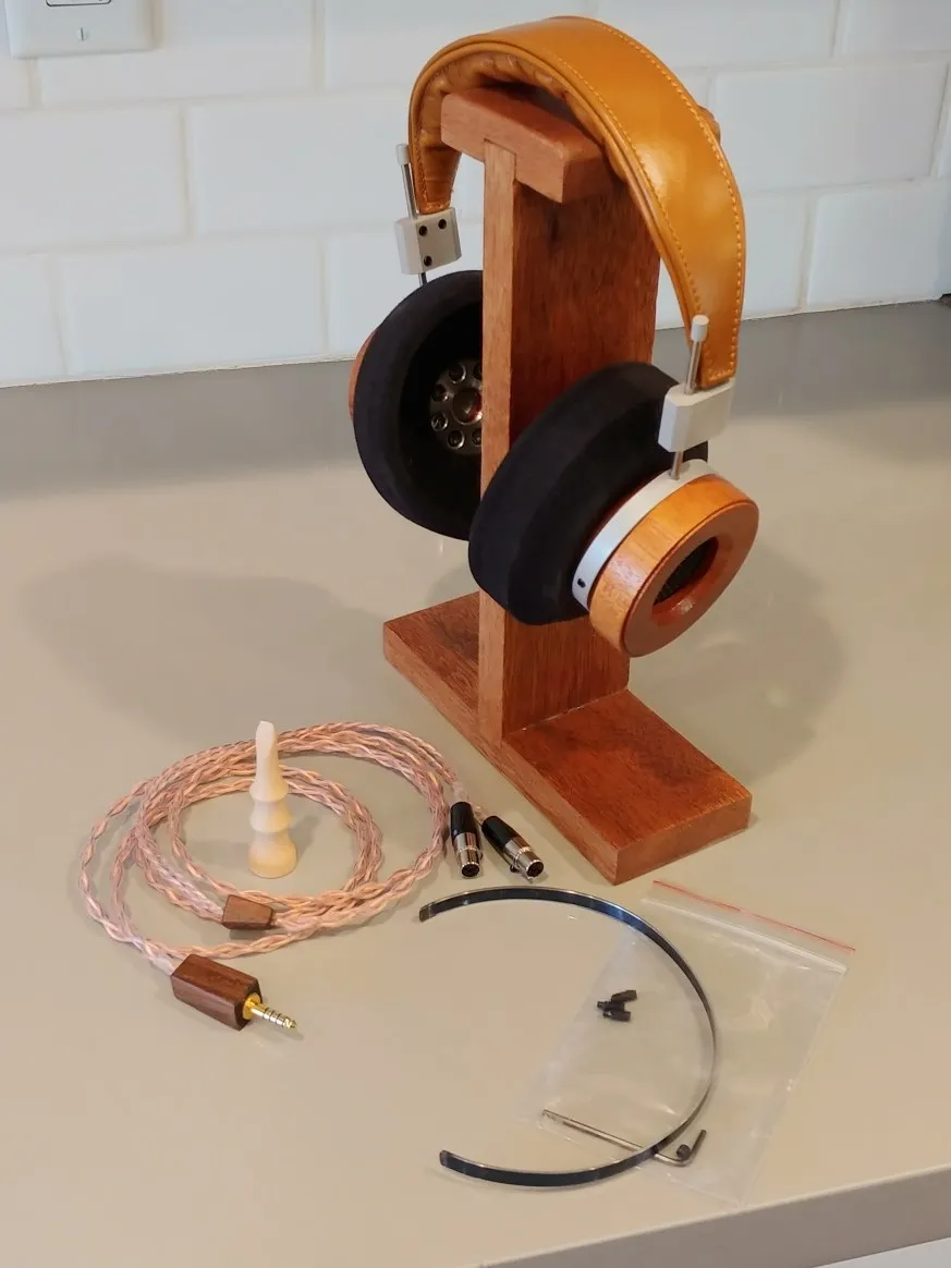 Cheok - USA - Custom Grado DIY Headphones Build, Audiophile Wood Cups, Headphone Modding