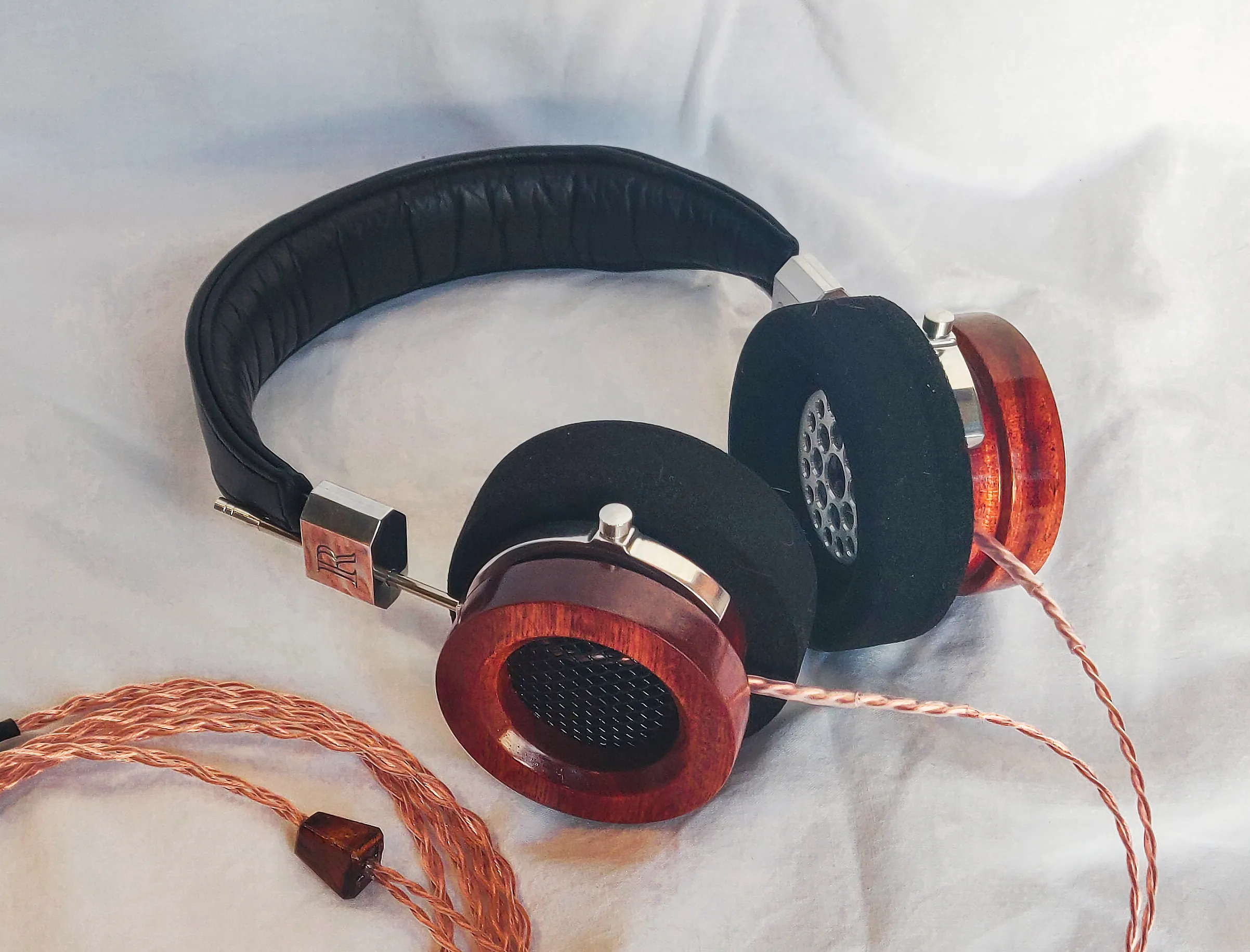 Howard - United Kingdom - Custom Grado DIY Headphones Build, Audiophile Wood Cups, Headphone Modding