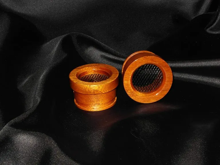L1/EA Mahogany Wood Cups - Handcrafted Wood Earcups for Grado DIY Modding, Custom Wood Cups, Replacement Earcups
